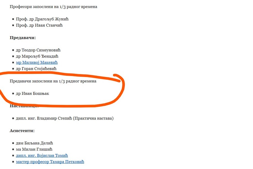 Bošnjakovo angažovanje u Šapcu