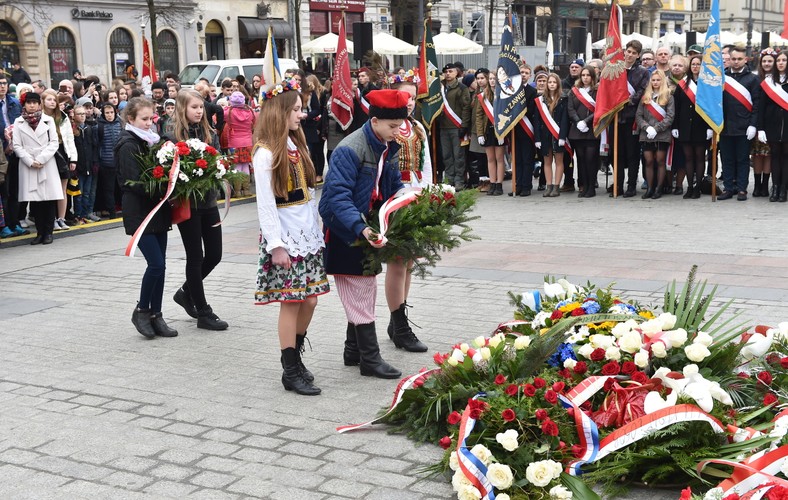 Inauguracja Roku Tadeusza Kościuszki na Rynku Głównym/ fot. Jacek Bednarczyk/ PAP