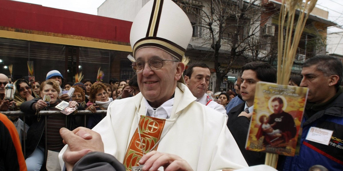 Papież Franciszek.