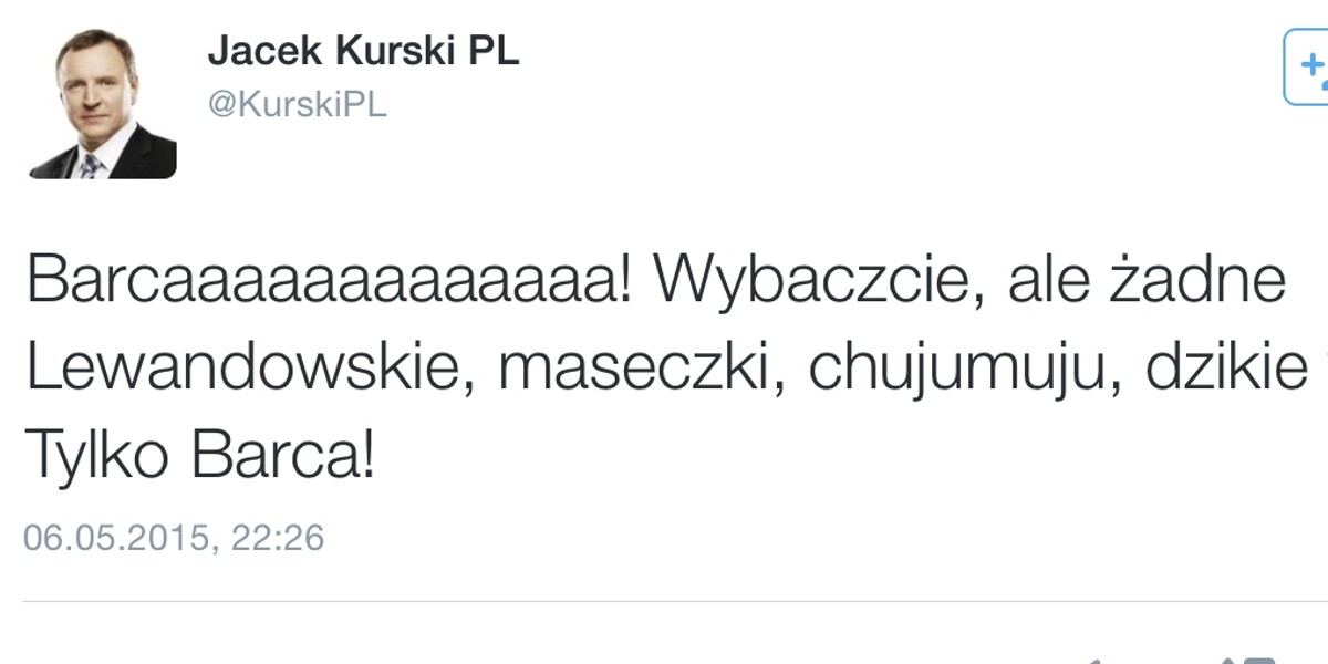 Twitt Kurskiego