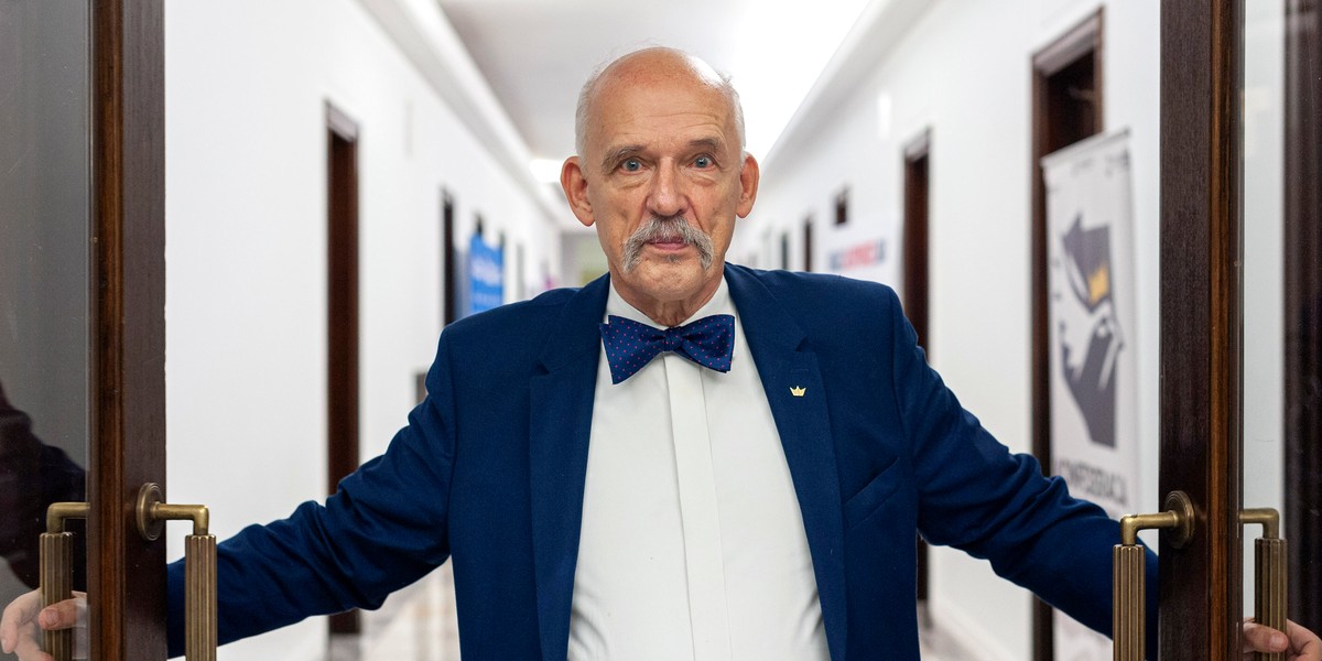 Janusz Korwin-Mikke wyjawił, co myśli o siatkówce.