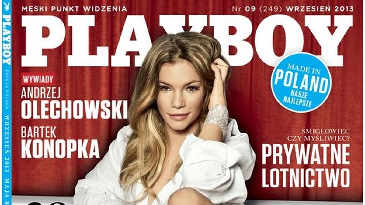 Maja Bohosiewicz prezentuje swoje wdzięki we wrześniowym wydaniu polskiej edycji "Playboya".