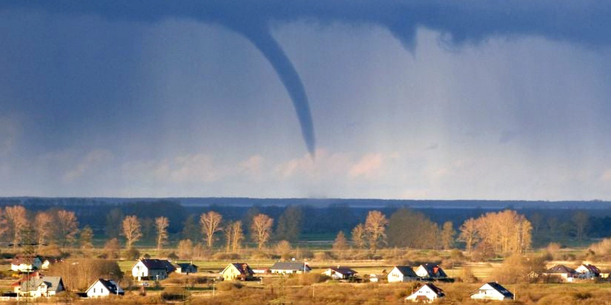 Niezwykłe zjawisko nad Bałtykiem. Tornado?