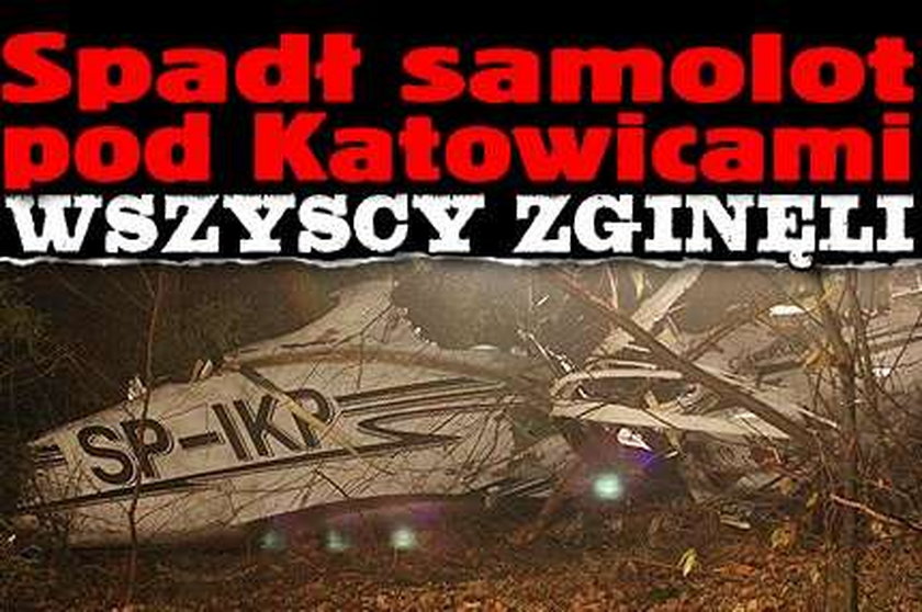 Spadł samolot pod Katowicami. 4 osoby nie żyją!