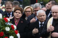 smoleńsk katastrofa rocznica Beata Szydło, Jadwiga Wiśniewska, Stanisław Karczewski, Jarosław Kaczyński