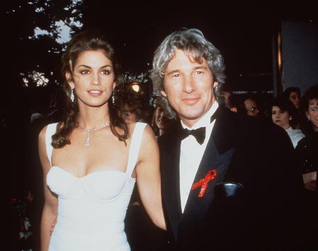 Cindy Crawford  i Richard Gere w 1993 roku