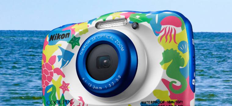 Nikon COOLPIX W100 - wodoodporny aparat na wakacje dla młodszych i starszych