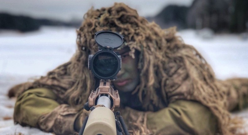 Marine Corps Mk13 Mod 7 sniper rifle