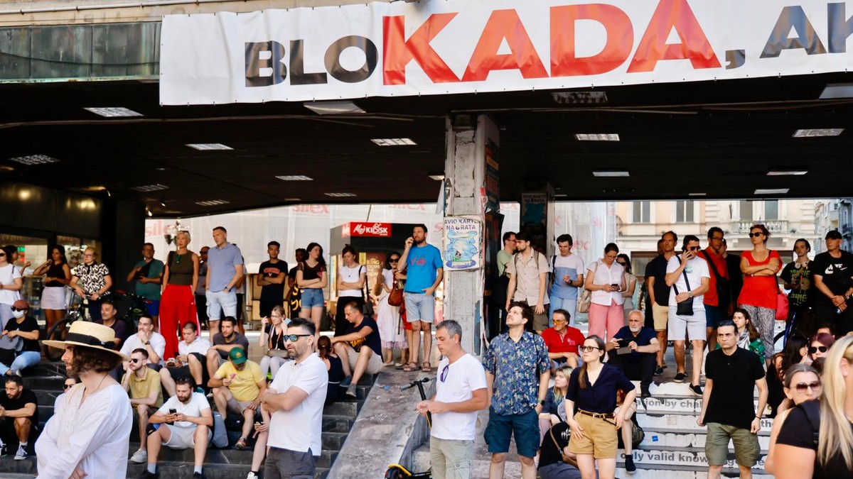 beograd protest blokade