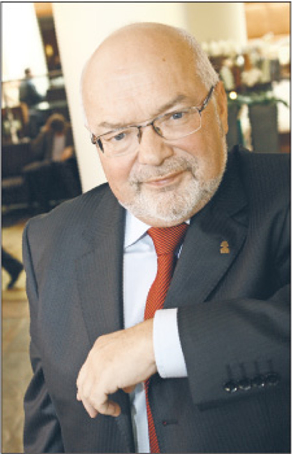 Prof. Krzysztof Pawłowski, rektor Wyższej Szkoły Biznesu National-Louis University w Nowym Sączu Fot. Wojciech Górski