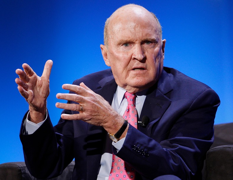 Jack Welch, były szef koncernu General Electric. Fot. Bloomberg