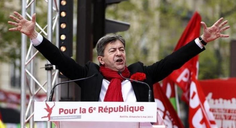 French left-winger Melenchon to run for presidency in upset for Hollande