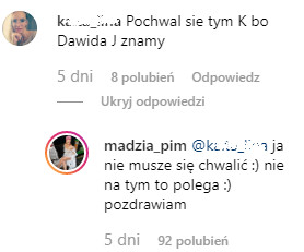 Magdalena Narożna na Instagramie