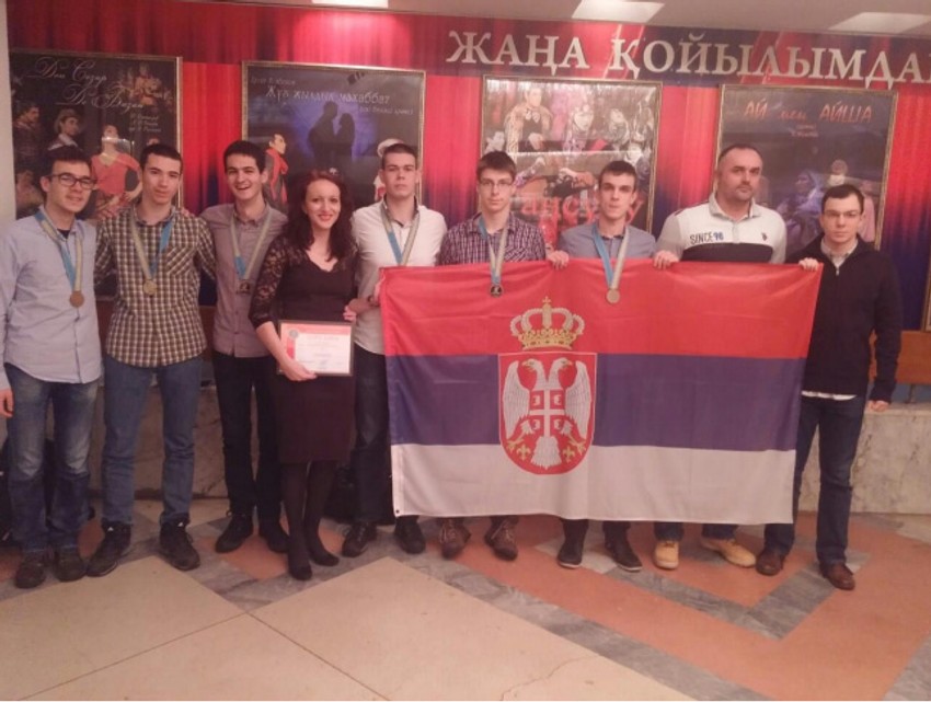 Ekipa Matematičke gimnazije u Kazahstanu