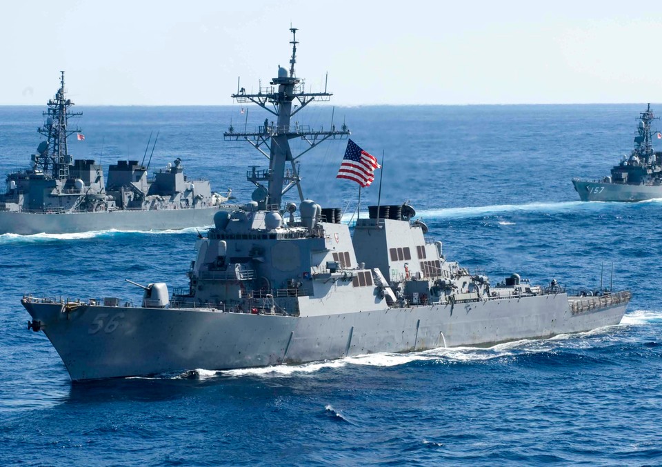 (FILE) PACIFIC OCEAN USS JOHN S. MCCAIN  (USS John S. McCain collides with merchant ship )