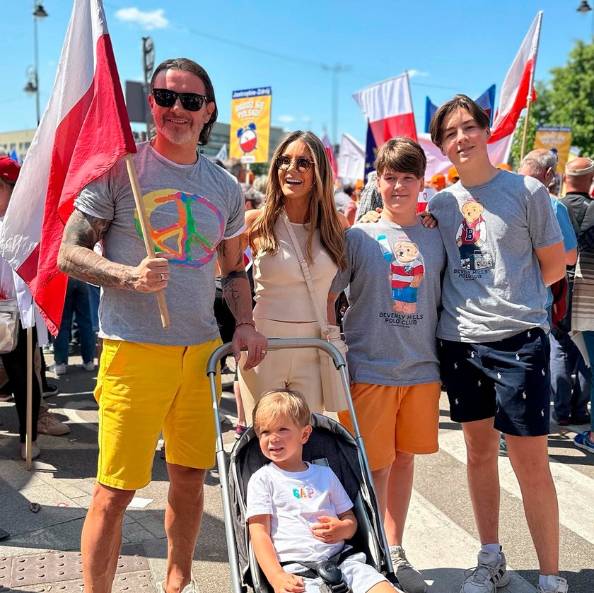 Rodzina Majdanów na sportowo.