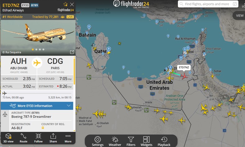 Pierwsze loty ze Zjednoczonych Emiratów Arabskich