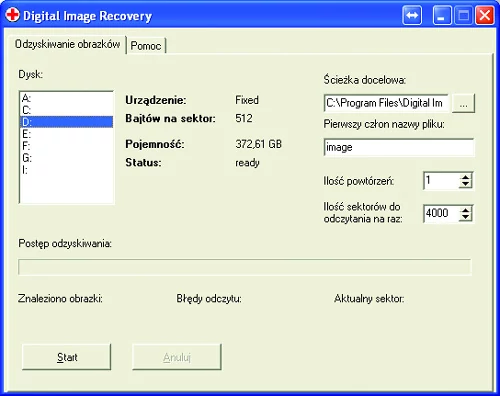 Na karcie pamięci nie ma znanego z Windows Kosza. Skasowane zdjęcia, filmy i pliki muzyczne znikają z karty od razu, a do ich odzyskania potrzebny jest specjalistyczny program do przywracania danych. Przykładem takiego programu może być Digital Image Recovery