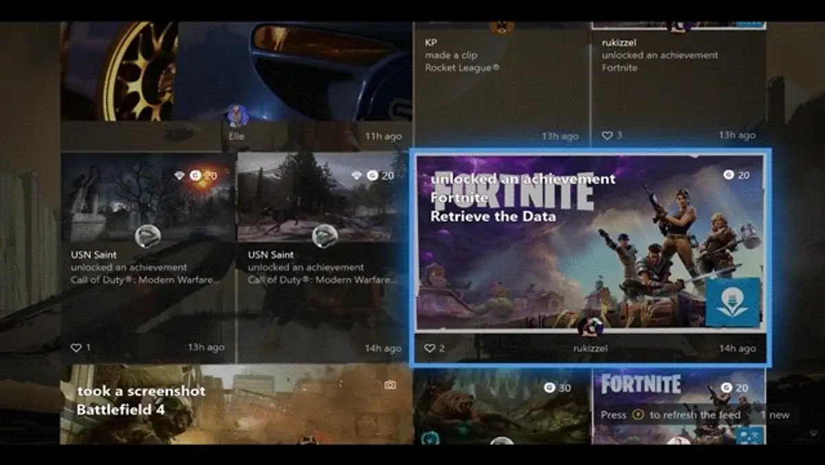 Xbox One - pierwszy rzut oka na nowy UI konsoli