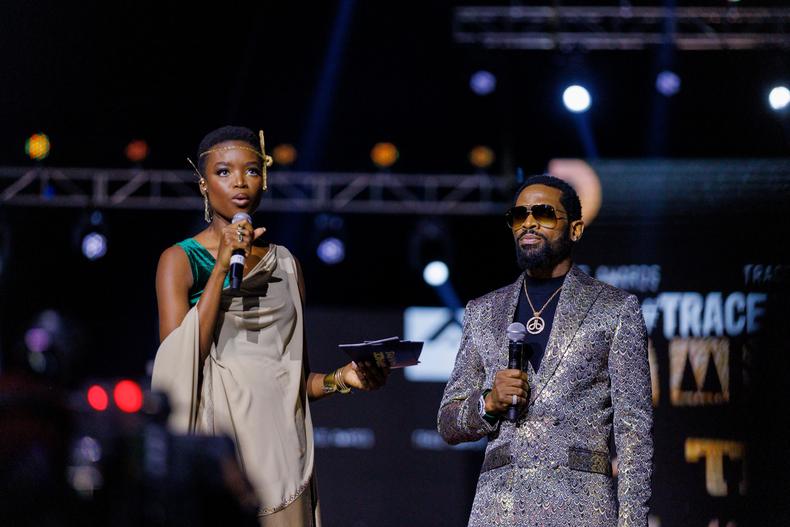 Trace Awards 2023 hosts D'banj and Maria Borges
