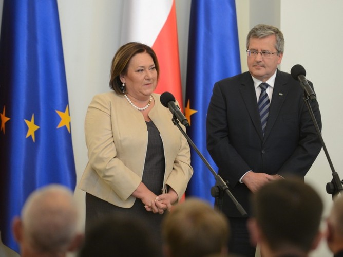 Anna i Bronisław Komorowscy