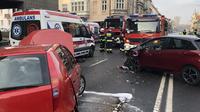 Groźny wypadek w Sopocie. Sześć osób poszkodowanych