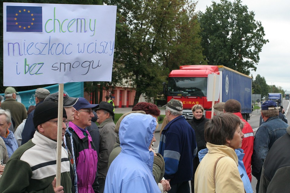 AUGUSTÓW PROTEST OBWODNICA