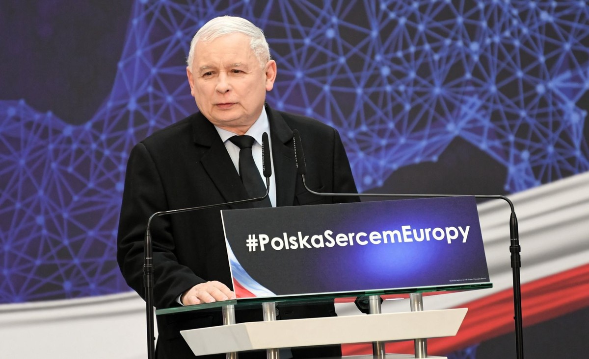 Prezes PiS Jarosław Kaczyński