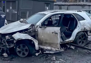 Automobil u kojem je bio ruski general | Foto: EPA