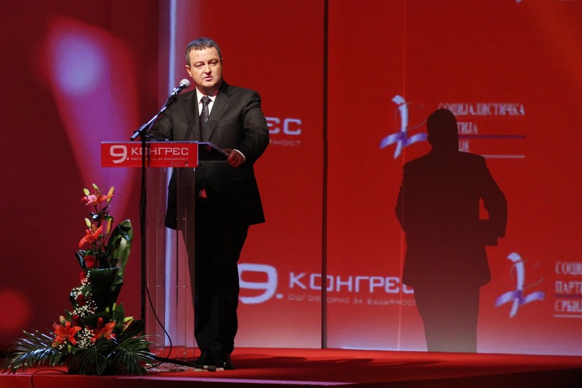 Ivica Dačić na današnjem kongresu partije