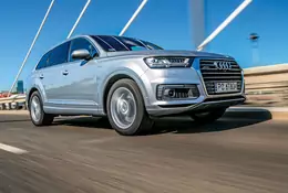 Audi Q7 e-tron - grubas na maratonie