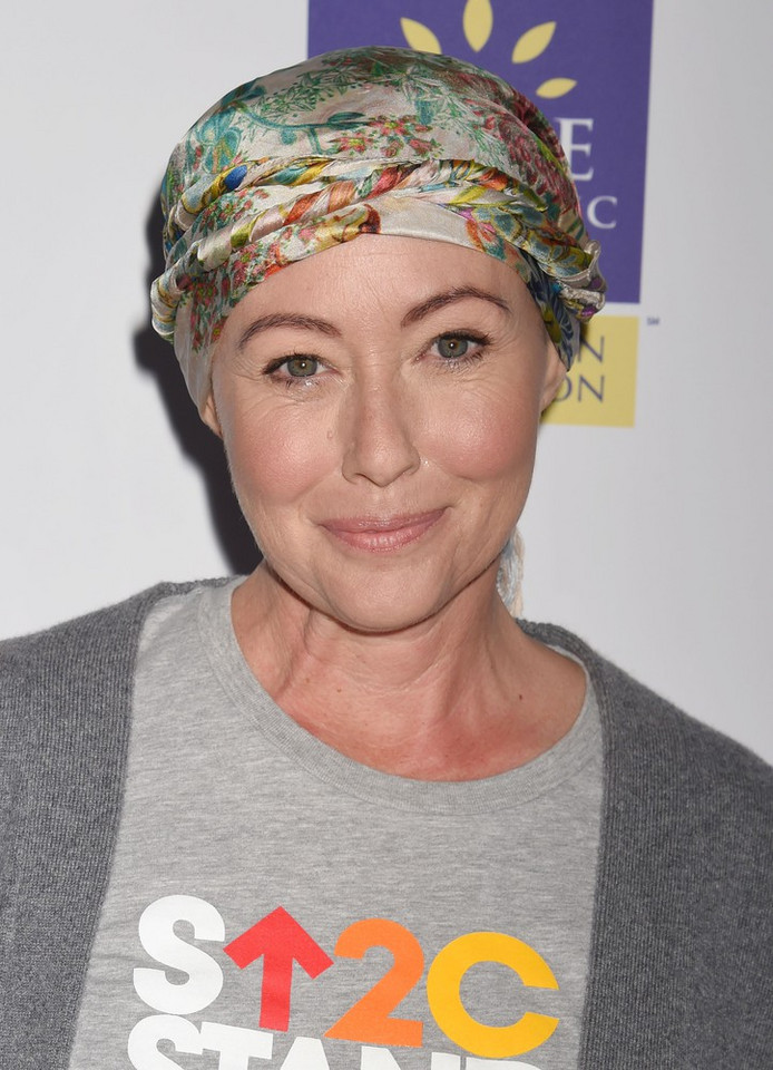 Shannen Doherty na czerwonym dywanie po chemioterapii