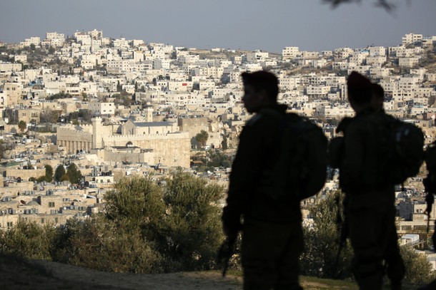 Hebron city in the West Bank