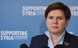 Szydło: Dla uchodźców od Polski w sumie 4,5 miliona euro