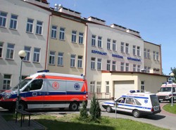 Ewakuacja szpitala w Iławie
