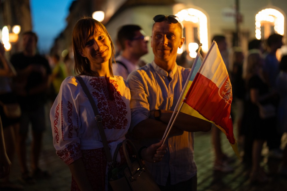 Święto Niepodległości Ukrainy w Warszawie, Plac Zamkowy 24.08.2023