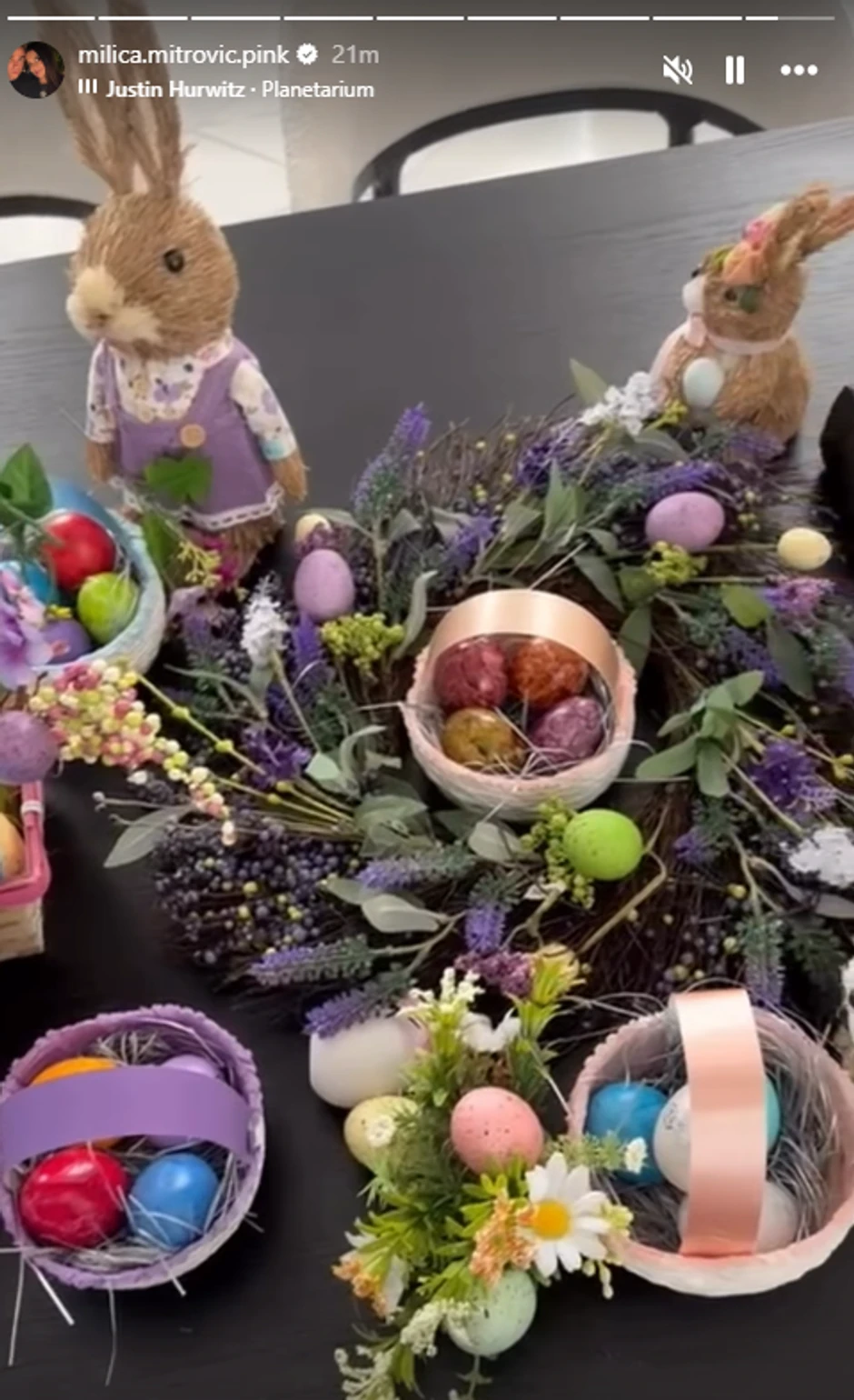Milica Mitrović ofarbala jaja