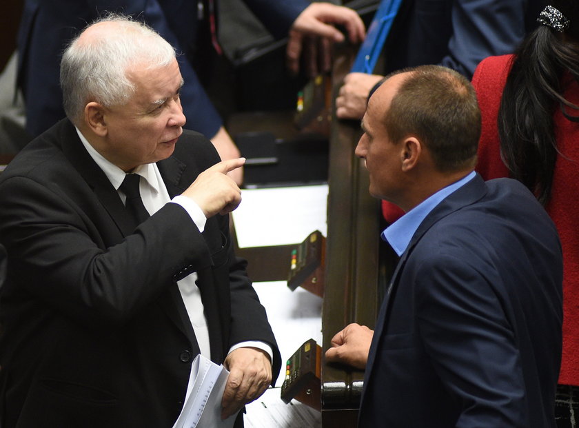 Jarosław Kaczyński i Paweł Kukiz