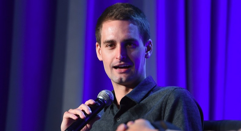 Snap CEO Evan Spiegel.