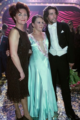 Aleksandra i Jolanta Kwaśniewskie i Rafał Maserak