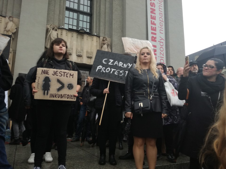 Czarny protest w Katowicach