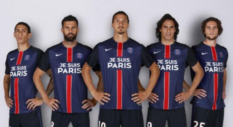 Paris Saint-Germain players