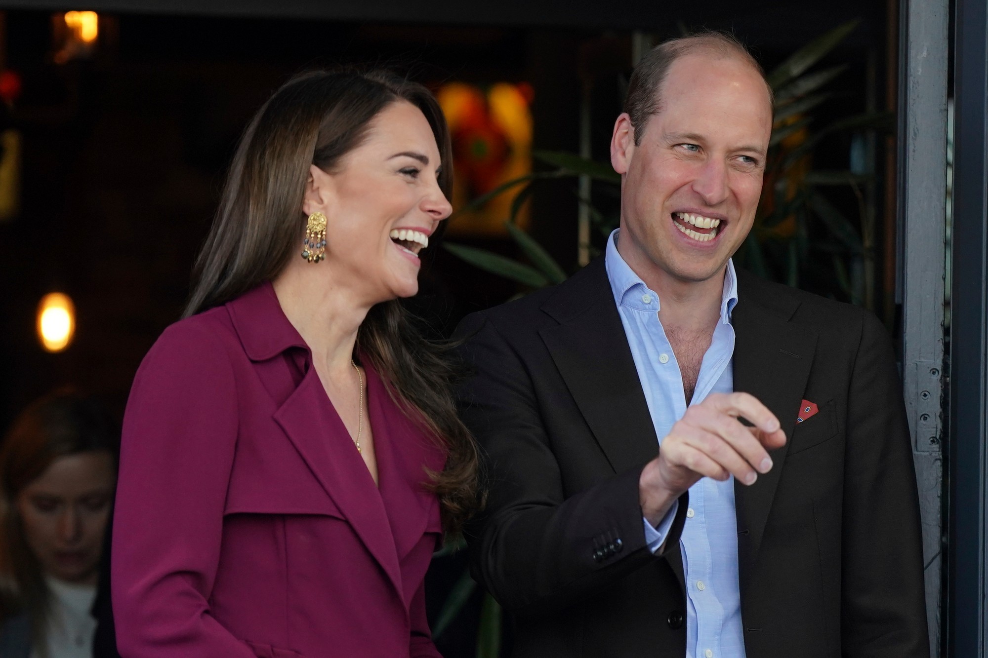 Následník britského trónu William a jeho manželka Kate.