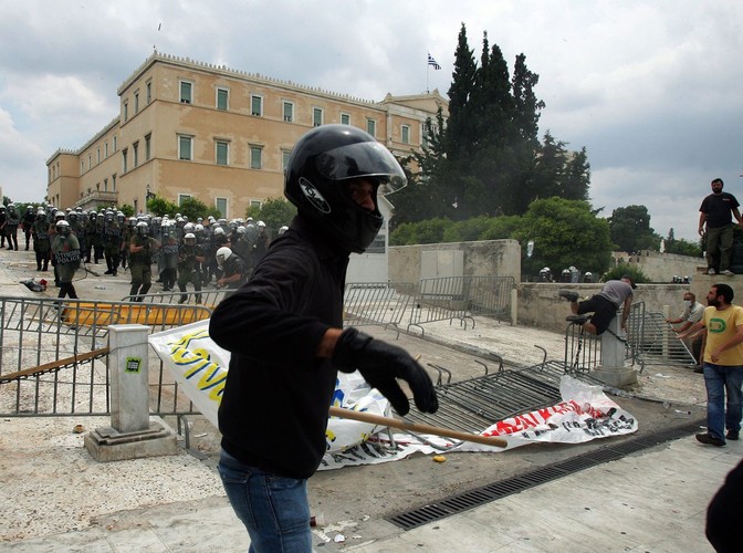 Demonstranci kontra policja