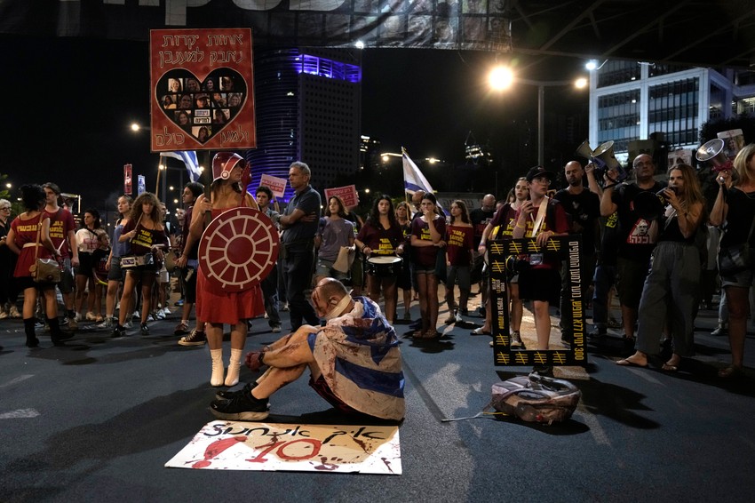 Protesti za oslobađenje talaca u izraelu - Tel Aviv, 10. avgusta