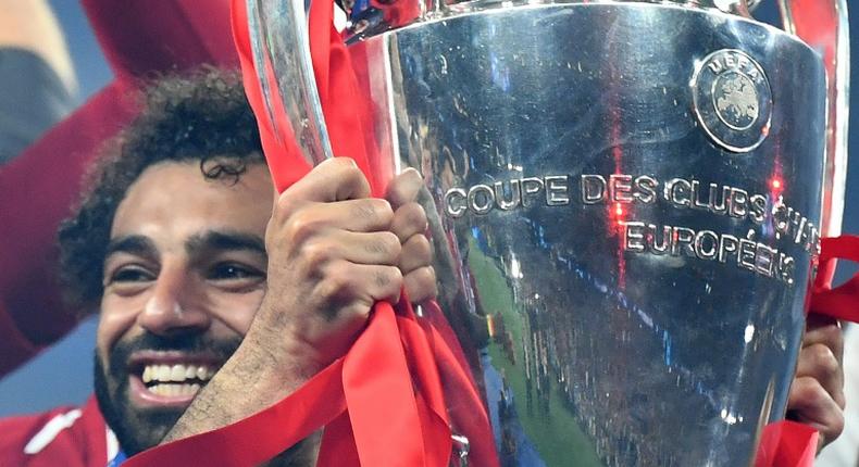 Africa Cup of Nations favourites Egypt will rely heavily on Mohamed Salah, seen here with the UEFA Champions League trophy after Liverpool beat Tottenham in the final this month