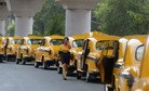 INDIA-WEATHER-HEAT-TAXI