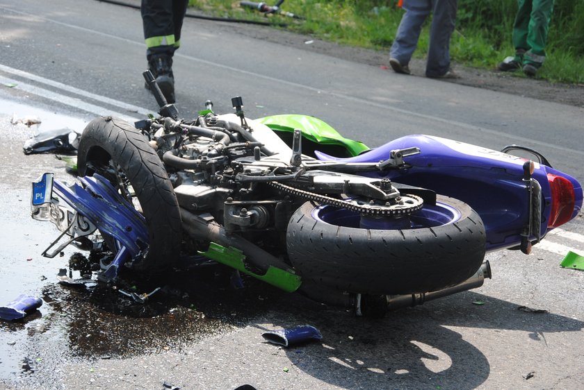 Tragiczny wypadek motocyklisty pod Głogowem