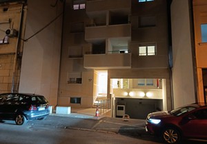 Požar u zgradi na Zvezdari