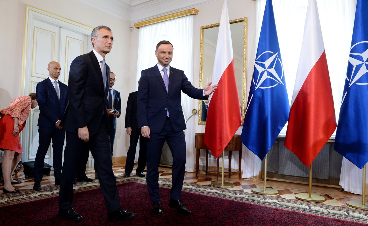 Prezydent Andrzej Duda spotkał się z sekretarzem generalnym Sojuszu Północnoatlantyckiego Jensem Stoltenbergiem